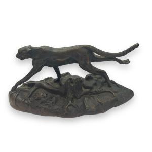 Bronze Cheetah By Don Polland For The Franklin Mint