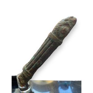 Bronze Ram's Head Coat Hook Handle