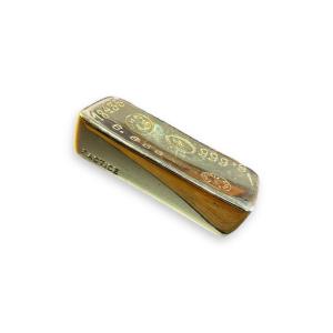 Gold Metal Paperweight Ingot