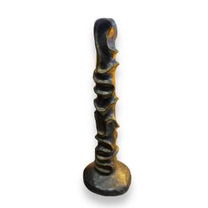 Santiago Large Modernist Ceramic Candle Holder