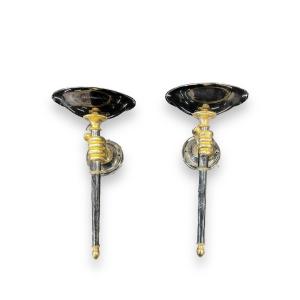 Pair Of Hands Sconces Dlg Jansen Arbus