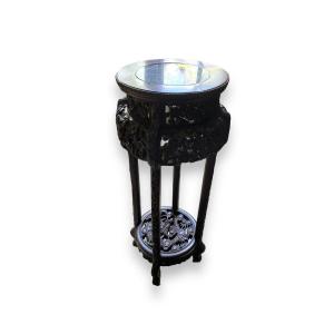 Important 19th Century Chinese Bolster Decorated With Dragons