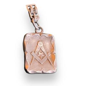 Freemason Pendant Compass Square Star Masonic