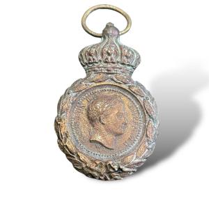 Napoleon Bonaparte Bronze Medal Of Saint Helena