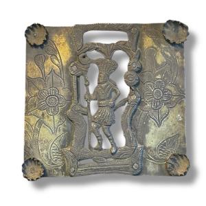South America Bas Relief In Bronze XVIIIth