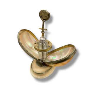 Napoleon III Mother-of-pearl Egg Sewing Kit