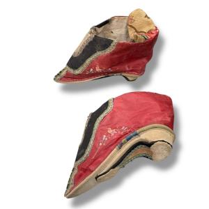 Pair Of 19th Century Chinese Shoes 