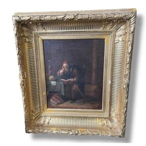 18th Century Saint-jérôme School, Oil On Canvas
