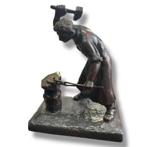 Mednat The Blacksmith Important Subject In Cast Iron