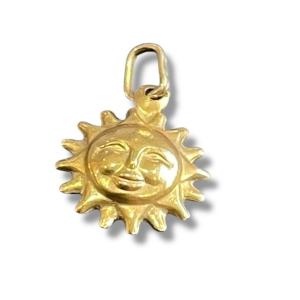 Gold Sun Pendant