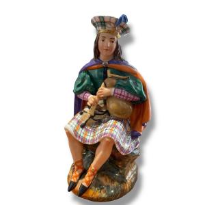 Jacob Petit Scottish And Porcelain Bagpipes