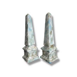 Pair Of Decorative Obelisks