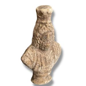  Terracotta Bust Of Serapis, Roman Period