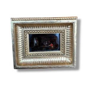 Fixed Under Glass, A Lively Tavern Scene