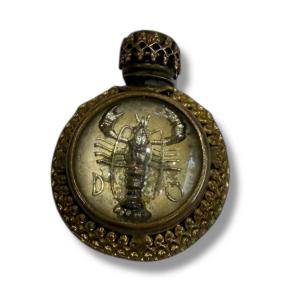 19th-century Perfume Bottle Decorated With A Lobster