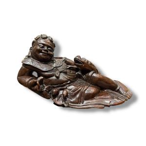 Laughing Buddha And Toad Of Fortune, China, 19th Century
