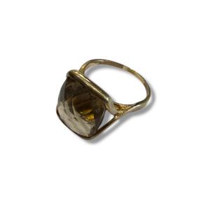 Important Gold And Citrine Ring