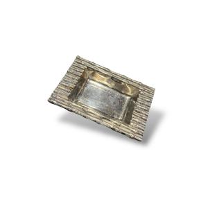 Maria Pergay Bamboo-patterned Valet Tray For Maison Baguès