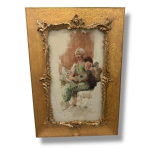 Antoine Calbet, Orientalist School, The Musician