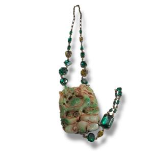 Bruno In Paris Important Jade Pendant 