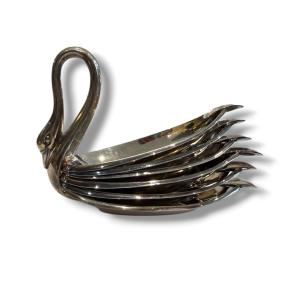 Pedro Durán Swan Ashtray Sterling Silver
