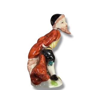 Figurine Of A Jewish Man Capodimonte 19th Century