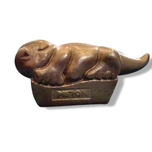Michel Zachariou For Pieron Gilt Bronze Salamander