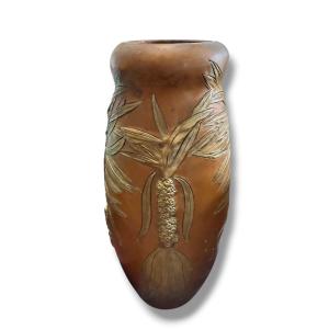 Desrousseaux Art Nouveau Ovoid Vase