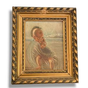 Indochinese School Portraits By The Sea E. Pourtau