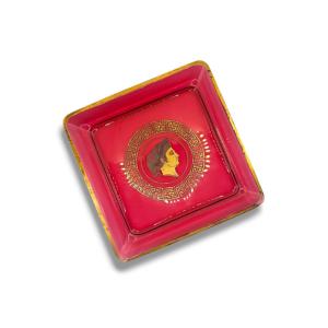Empire Red Glass Dish