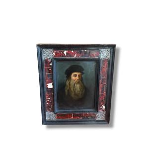 Portrait Of Leonardo Da Vinci 19th Century French School