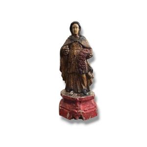 Virgin Madonna Indo Portuguese 18th Century