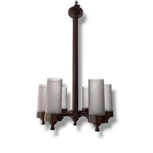 Mid-century Modernist Chandelier By Quinet Adnet