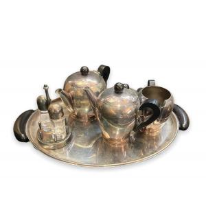 Alessi - Tea Or Coffee Service In Silver Metal