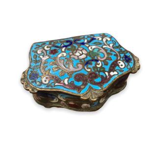Jewelry Box In Cloisonne Enamels