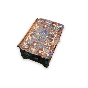 Jewelry Box In Cloisonne Enamels
