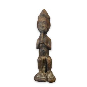 African Statue Ancestor Figure In Exotic Wood