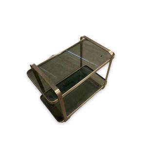 1960s Design Trolley In Brushed Steel