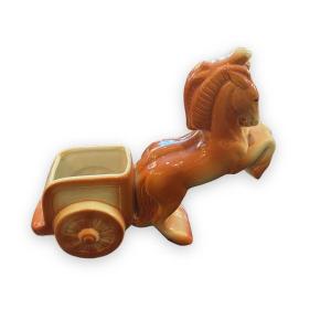 Flower Girl Chariot And Horses By Blanche Letalle For St-clément