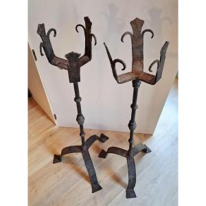Pair Of Candle Holders