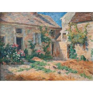 Farmyard In Fontenay (seine Et Oise) 1922