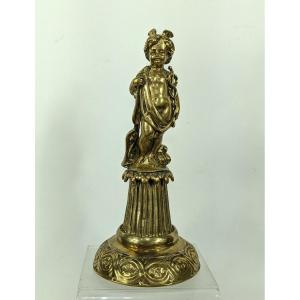 Mercury Child - Late 18th Century Subject - Brass