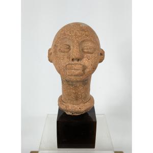 Terracotta Funerary Head. Bankoni Culture