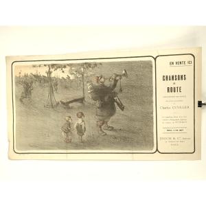 Poulbot - Chansons De Route -  Advertising Poster1905-09