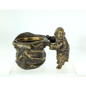 Pyrogen With Chinese Motif - Bronze, Second Half Of The 19th Century