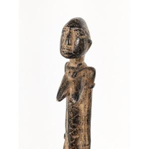 Small Dogon Ritual Bronze - Anthropomorphic - Early 20th Century