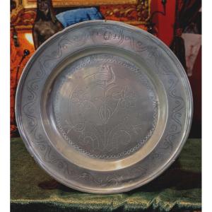 Bird Dish - 18th Century Pewter