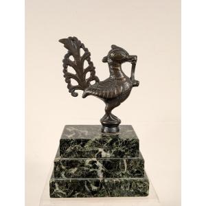 Peacock, Bronze, India, 18th Century