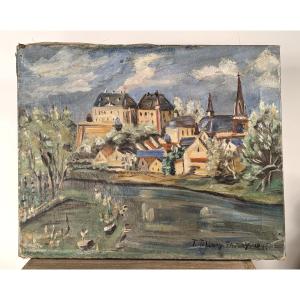 July 14th In The Village - By Tosca Tillony - Favory - 1946