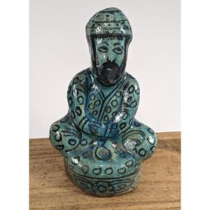 Earthenware Figure - Iran, Late Kadjar Period - Late 19th Century